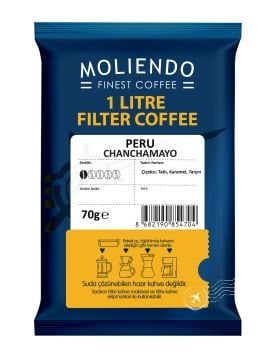 Moliendo 1 Litre Peru Chanchamayo Filtre Kahve 70 g