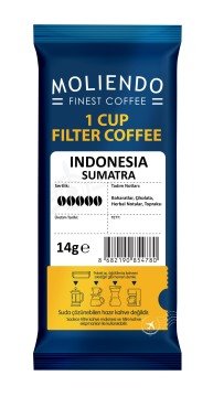 Moliendo 1 Cup Indonesia Sumatra Filtre Kahve 14 g