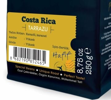 Moliendo Costa Rica Tarrazu Yöresel Kahve 250 gr.