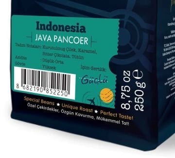 Moliendo Indonesia Java Pancoer Yöresel Kahve