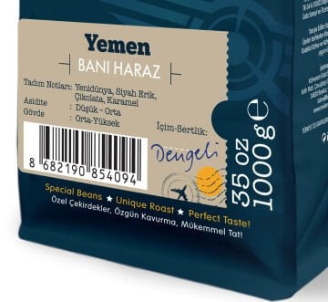 Moliendo Yemen Bani Haraz Yöresel Kahve 1000 gr.