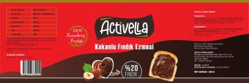 Activella Kakaolu Fındık Ezmesi 330 g %20 Fındıklı