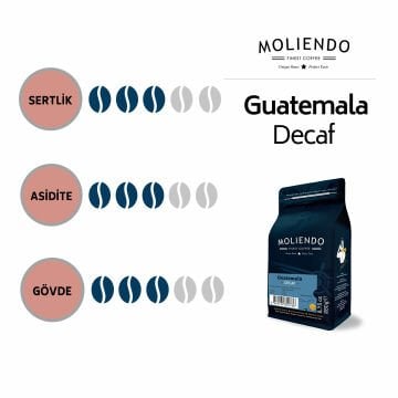 Moliendo Guatemala Decaf (Kafeinsiz) Yöresel Kahve 250 gr.