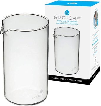 Grosche French Press Yedek Cam 3 Cup 350 ml