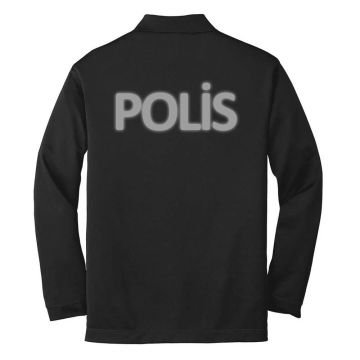 Polis Polo Yaka Uzun Kol Tişört Peç'li