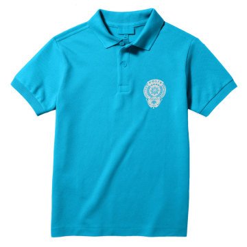 Police Emblem Polo Kurzarm T-Shirts