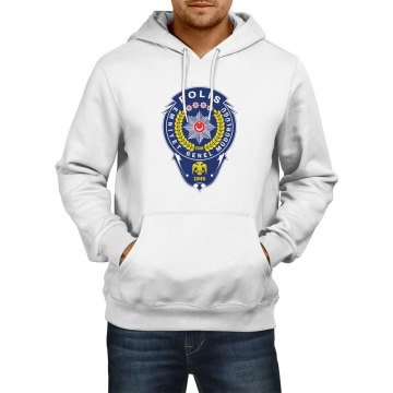 Polis Sweatshirt Kapşonlu Sweatshirt