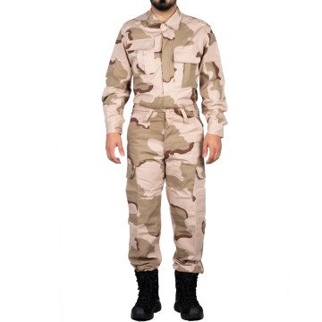 Çöl Askeri Kamuflaj Gömlek Pantolon Takım