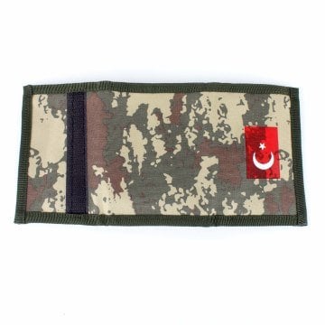 TSK Askeri Türk Bayraklı Cüzdan