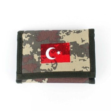 TSK Askeri Türk Bayraklı Cüzdan