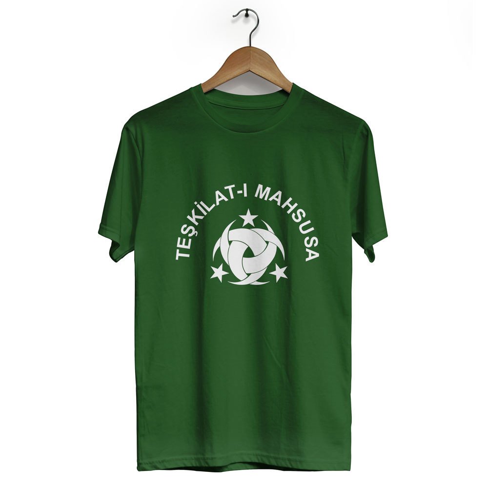 Neck Short Sleeve T shirt Khaki Mahsusa Organization 3XL