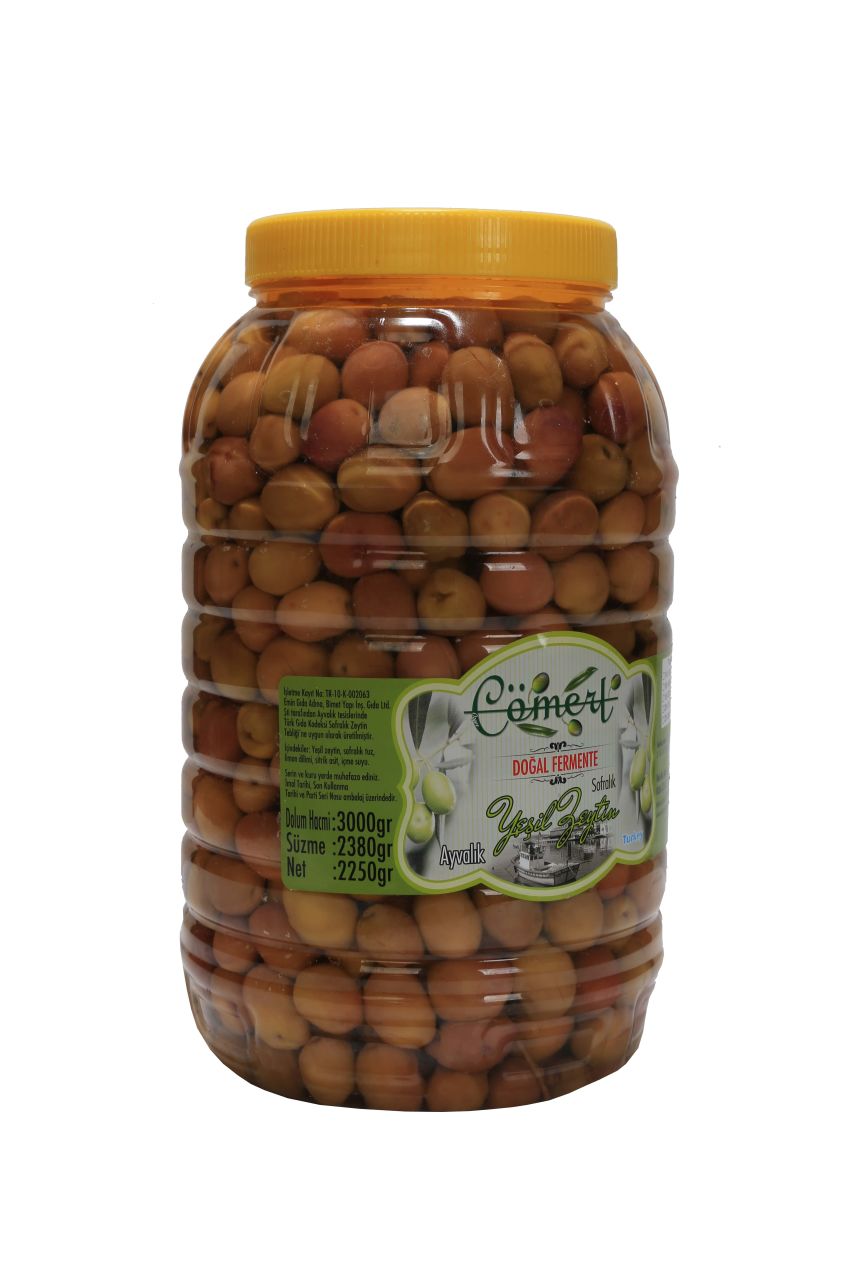 PEMBE ÇİZİK YEŞİL ZEYTİN 2.5 KG