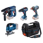 Bosch GBH 180-LI + GST 185-LI + GSR 18V-50 + GDX 180-LI