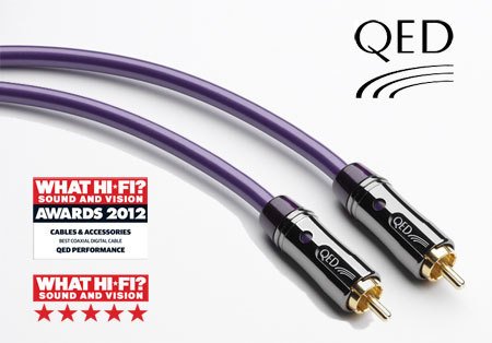 QE-6200 Performance  Digital Audio Coaxial İnterconnect Kablo 1 Metre
