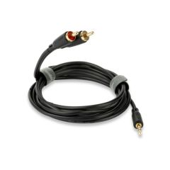 QE-8114 Connect 3.5mm Jack - RCA /  Bir ucu 3.5mm Diğer ucu RCA Kablo - 1.5 Metre