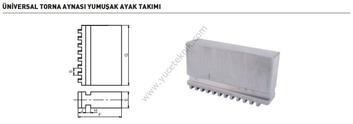 Unıversal Torna Aynası Yumuşak Ayak Takımı (3 Ayaklı Set)