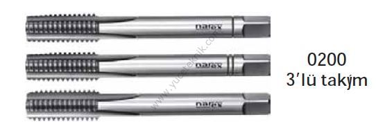 Narex El Takım Kılavuz Tk.3 Parça DIN352 HSS