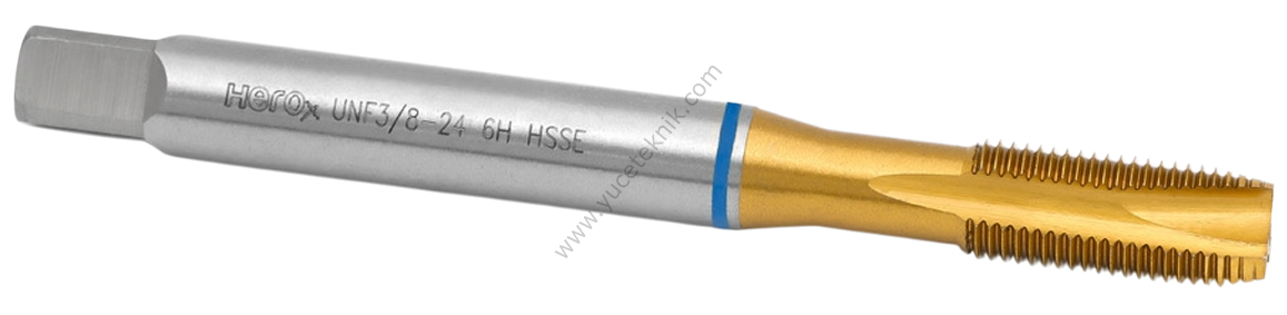 HSS-E UNF Makine  Kılavuzu Düz Tin