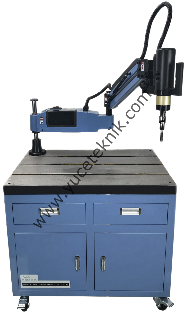 M3-M16 Elektrikli Dokunmatik Kılavuz Çekme Makinesi