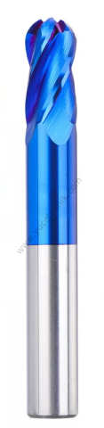 4 Ağızlı Ultraplus Ekstra Uzun Karbür Parmak Freze Küre (65 HRC)