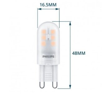 PHILIPS 1.9W(20W) 210LM 3000K 220V G9 LED AMPUL