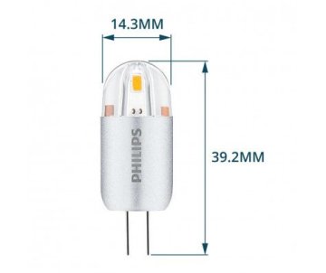 PHILIPS 1.7W(20W) 205LM 2700K 12V G4 LED AMPUL