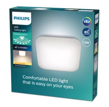 PHILIPS KARE SIVA ÜSTÜ PLAFONYER MAUVE CL270 EC SQ 12W 27K W HV 06