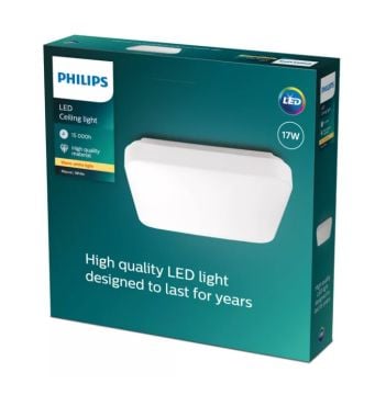 PHILIPS KARE PLAFONYER MAUVE 27K LED CEILING SQ 17W