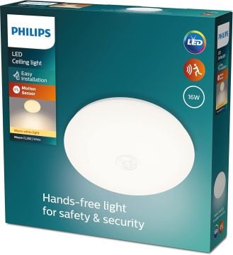 Philips Mauve 16W Pır Hareket Sensörlü LED Plafonyer Tavan Lambası