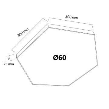 LUDEL Ø60 6GEN-B ALTIGEN DEKORATİF SARKIT LİNEER ARMATÜR