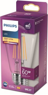 Philips Filament Led Ampul 7w Şeffaf 60 W ST64 E27