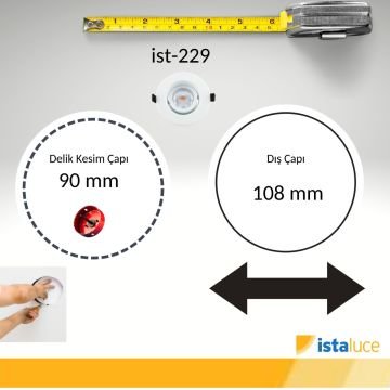 İSTALUCE İST 229 LED SPOT KASASI