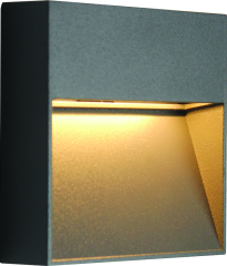 JUPITER LW443 2W LED 3000K ANTRASİT BAHÇE APLİK IP44
