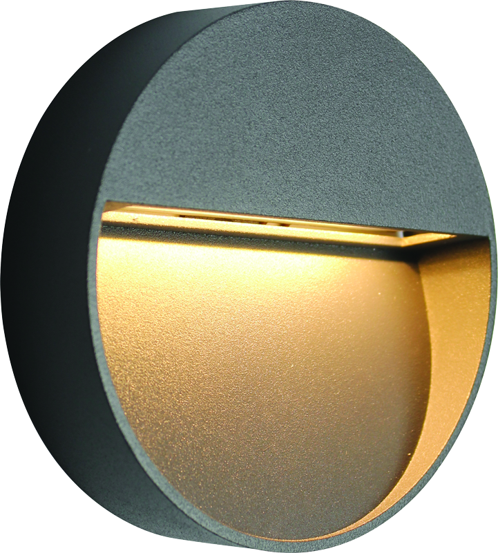 JUPITER LW454 3W LED 3000K ANTRASİT BAHÇE APLİK IP44