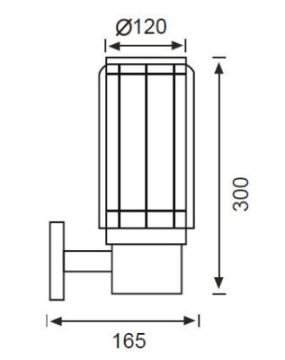 JUPITER JG931 AN E27 DUYLU BAHÇE APLİK IP44