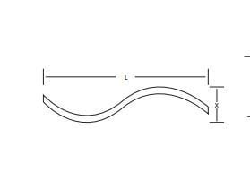 İSTALUCE İST WATERWAY LINEER  120CMX8 CM