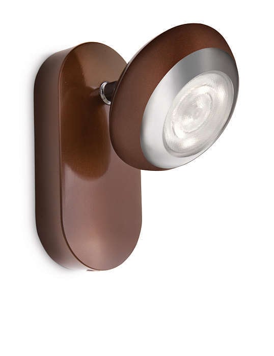 PHILIPS MYLİVİNG SEPIA SPOT LED KAHVE 1X4W 57170/44/16