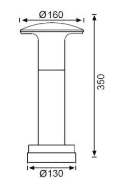 JUPITER JG948 E27 DUYLU BAHÇE BABA ÜSTÜ ARMATÜR