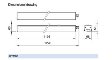 PHILIPS WT066C 40W 120CM  IP65 LED ETANJ