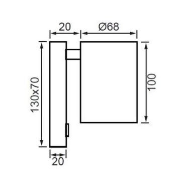 JUPITER EV505 Yatak Başı Aplik