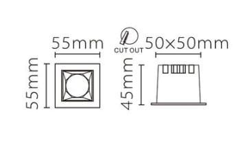 JUPITER LS493 S LED Spot (3000K)
