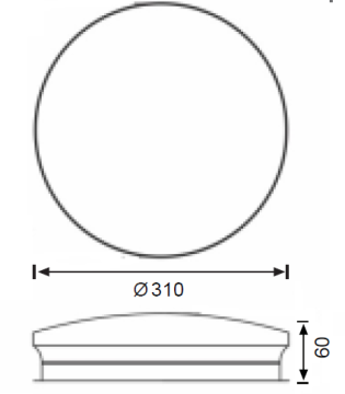 JUPITER JK181 18W Radar Sensörlü Led Tavan Armatürü