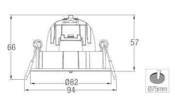 JUPITER LS437 LED Dirsek Spot (3000K)