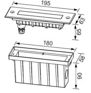 JUPITER LG925 LED Gömme Bahçe Armatürü (3000K)