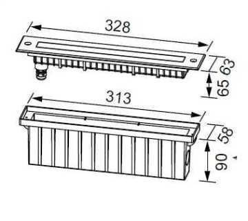 JUPITER LG926 LED Gömme Bahçe Armatürü (3000K)