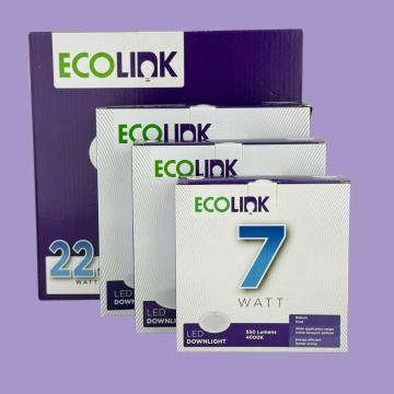 Ecolink EDL190 LED6 D100 7 Watt slim downligt