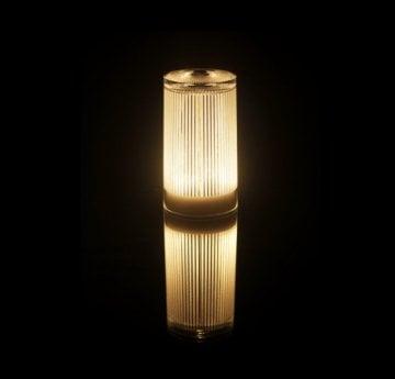IMAGILIGHTS PLISÉE GLITTER ŞARJLI DEKORATİF MASA LAMBASI