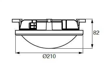 JUPITER LW502 Plastik LED  (4000K)