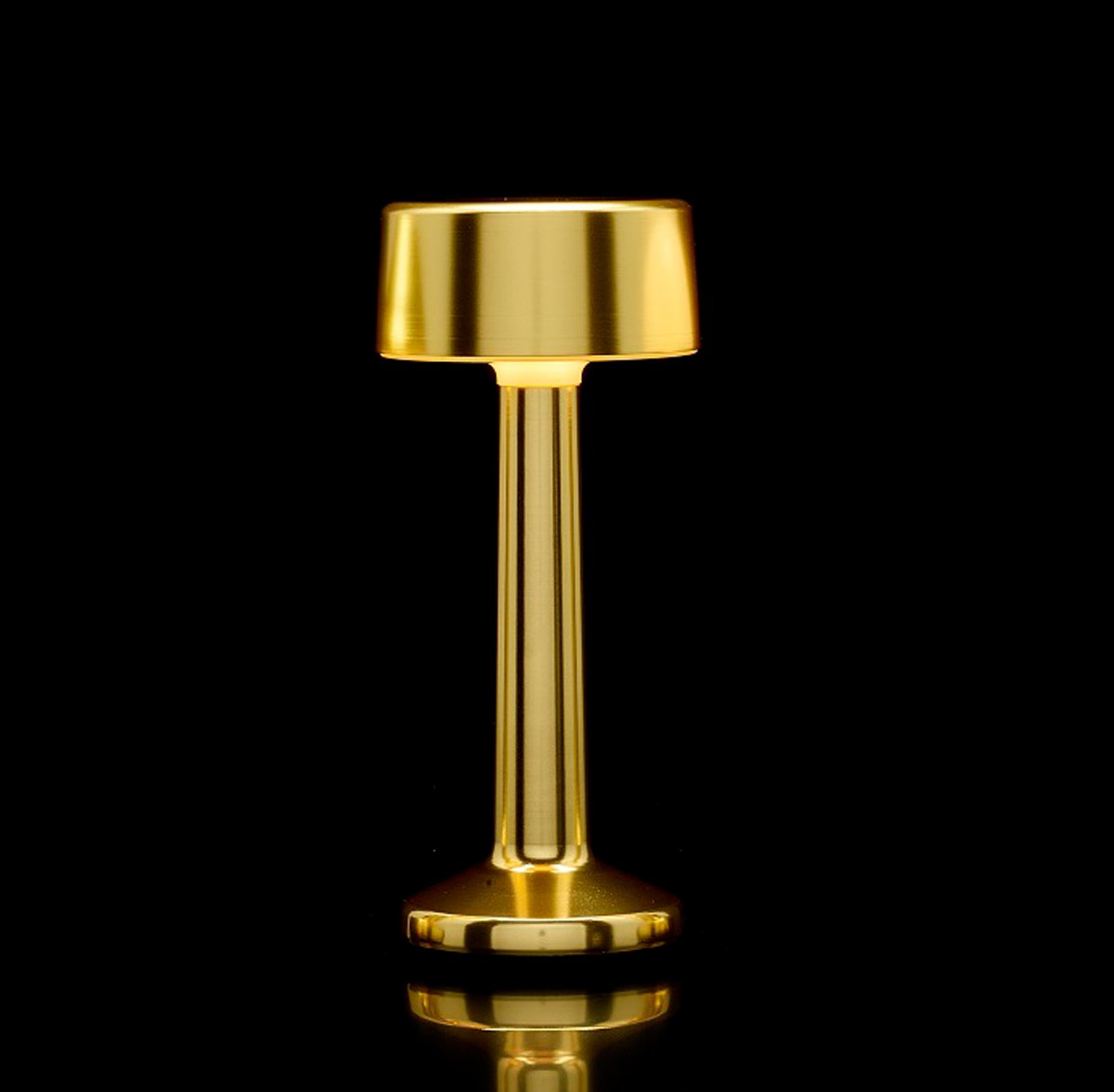 IMAGILIGHTS GOLD CYLINDER ŞARJLI DEKORATİF MASA LAMBASI