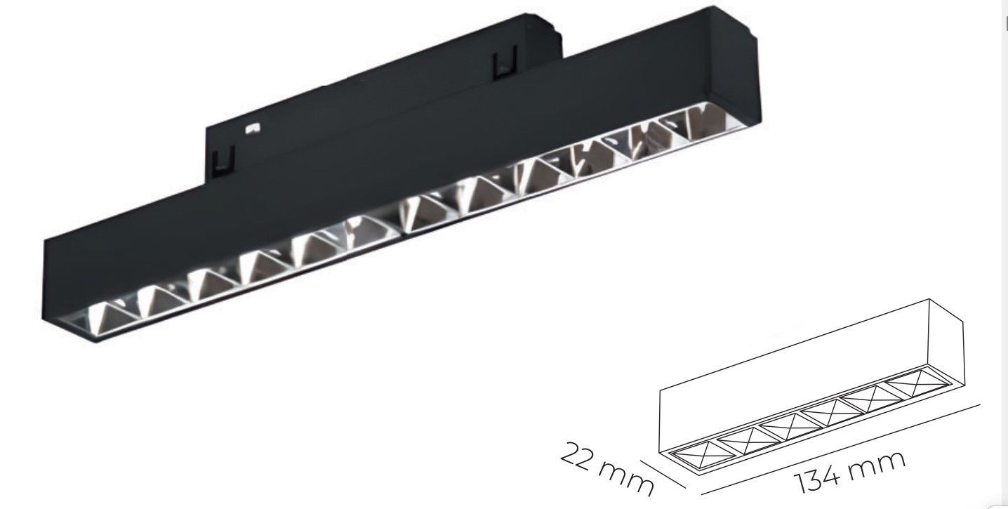 48V MAGNET 6X1 LED SPOT